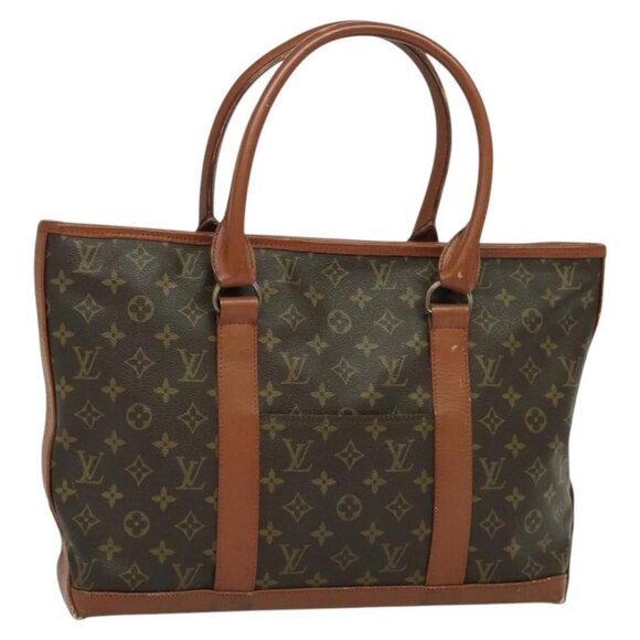 LOUIS VUITTON Monogram Sac Weekend PM Hand Bag M42425 LV Auth 139311 - Picture 1 of 16
